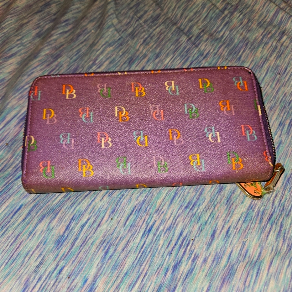 Purple dooney and bourke wallet